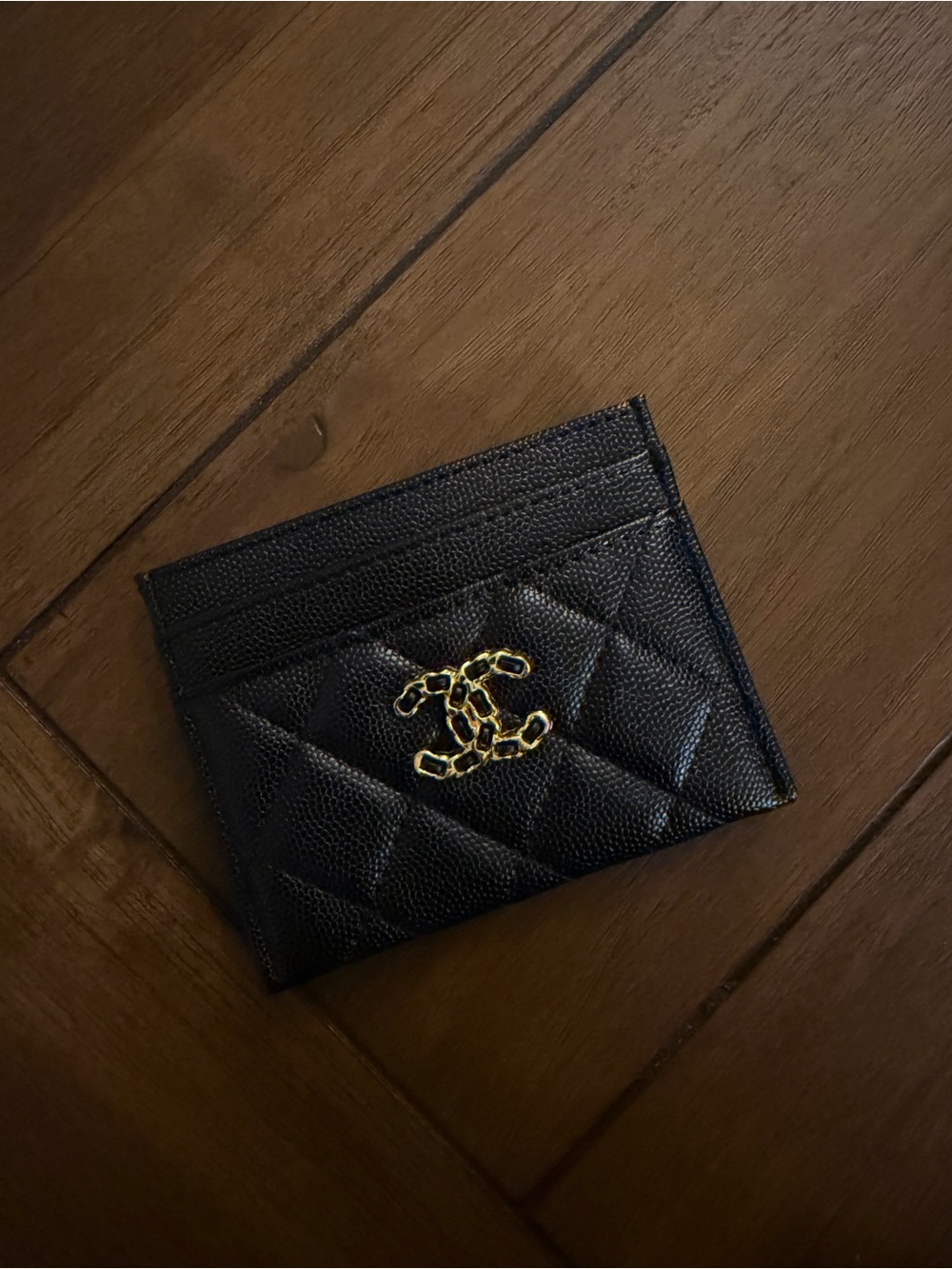 Chanel card holder